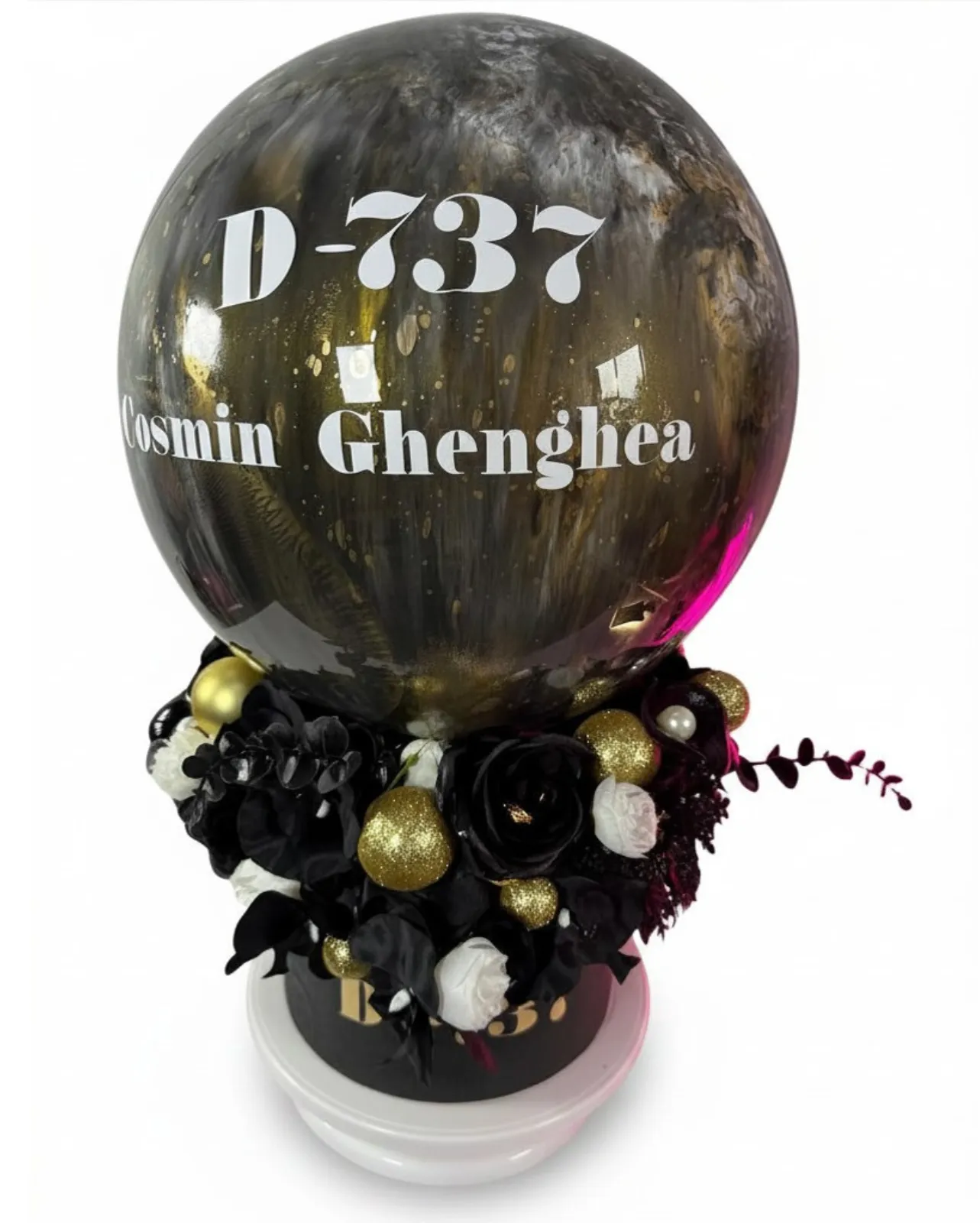 Dark-Chrome Ballon-Box