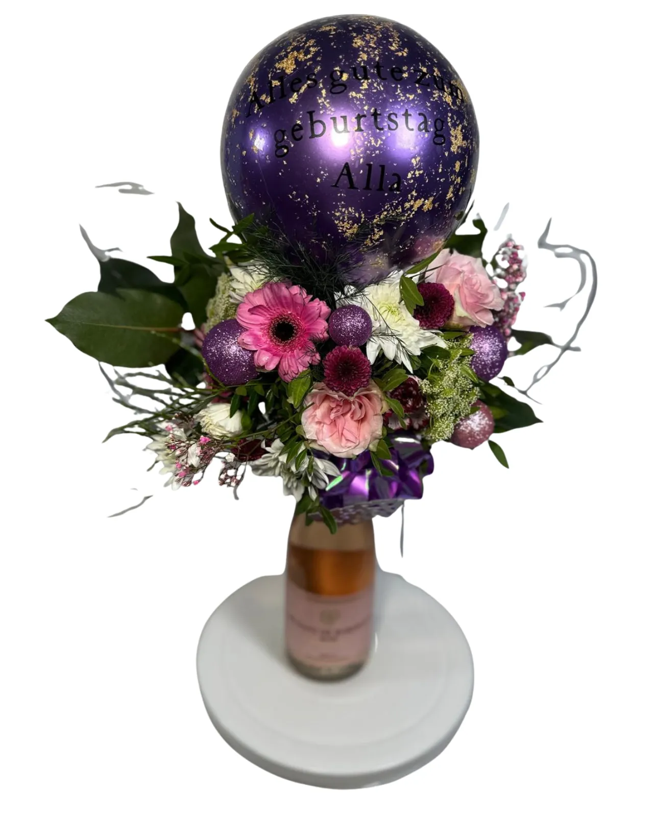 Lila Champagner-Ballon