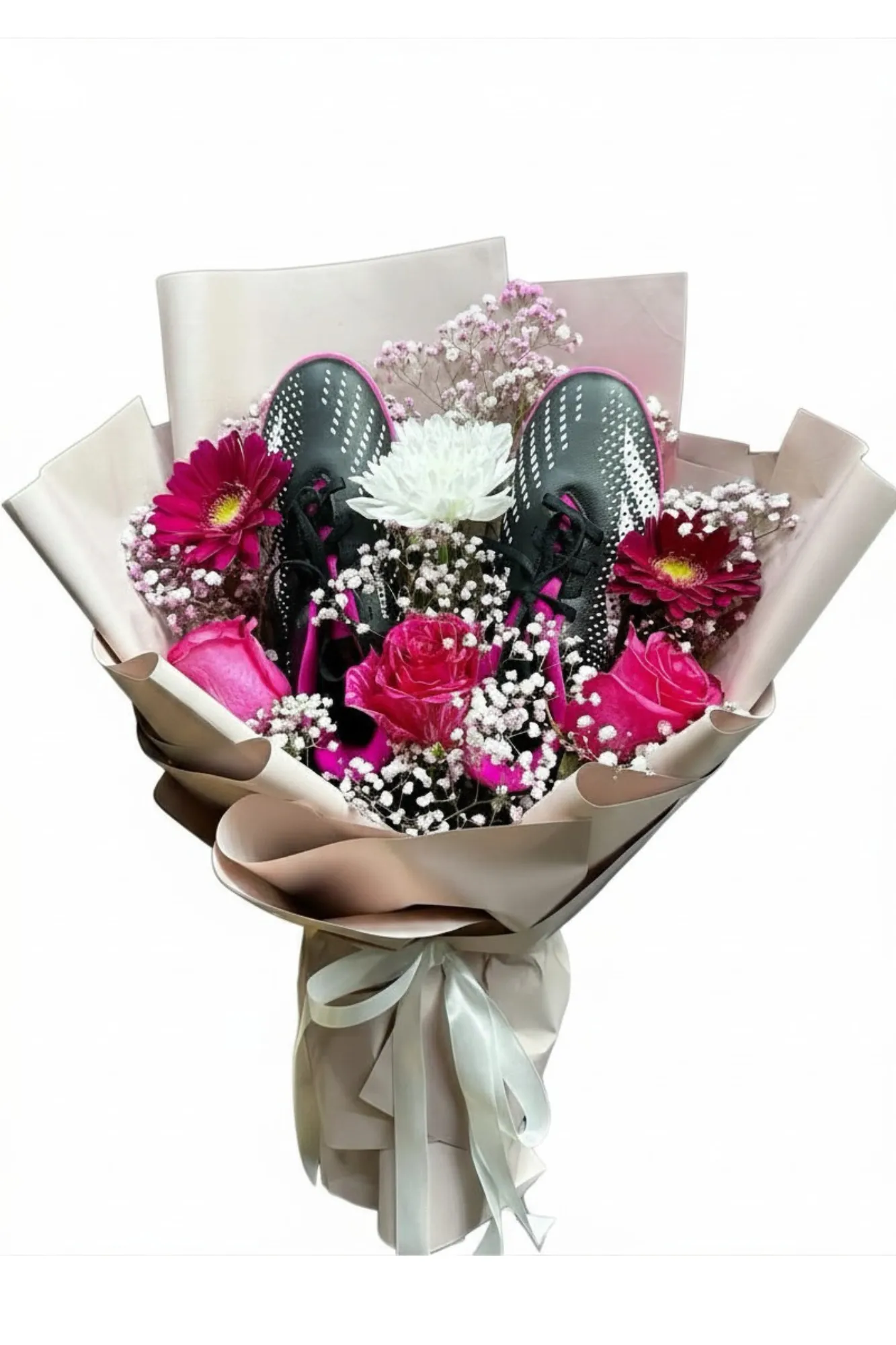 Fußballschuh-Blumenstrauß für Fußballfans