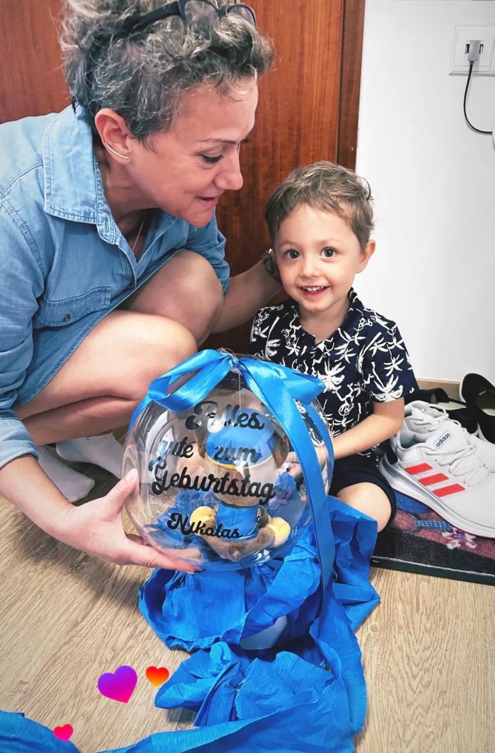 Personalisierter Geburtstagsballon für Nikolas