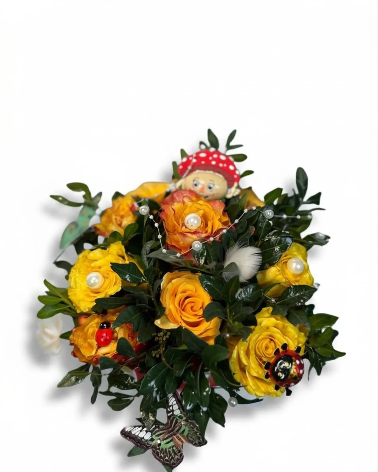 Pilz-Gnom Blumenbox