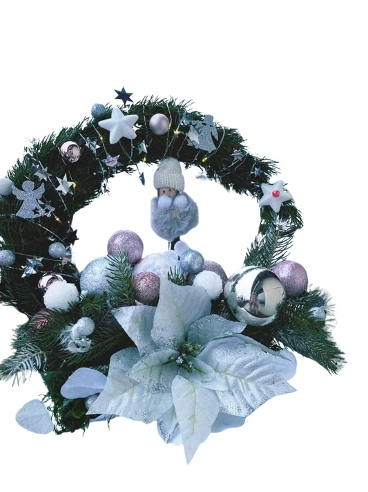 Weihnachts-Mondkranz Gnome-Puppe