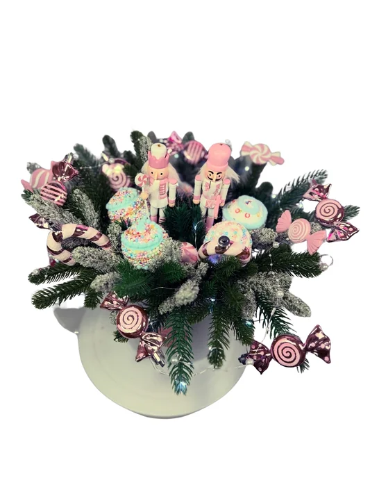 Weihnachts-Nussknacker-Box Rosa